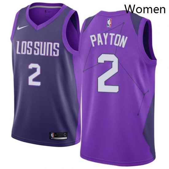 Womens Nike Phoenix Suns 2 Elfrid Payton Swingman Purple NBA Jersey City Edition